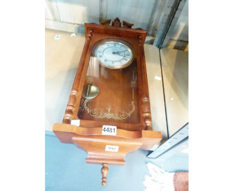ACTIM WESTMINSTER WALL CLOCK. Modern Actim quartz Westminster chime wall clock with pendulum