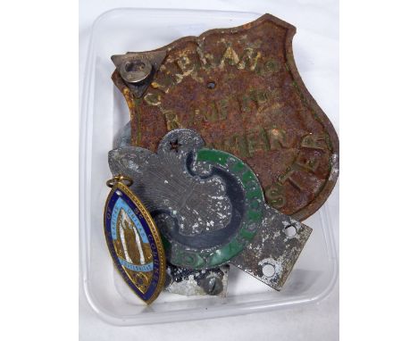 CAR & ENAMEL BADGES. Collection of car and enamel badges