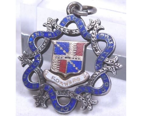 SILVER POULTRY MEDAL. Birmingham and Midland Poultry Fanciers medal in silver and enamel