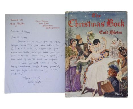 Children's Book. Blyton (Enid) &amp; Evans (Treyer, illustrated), The Christmas Book, signed by the author and with related A