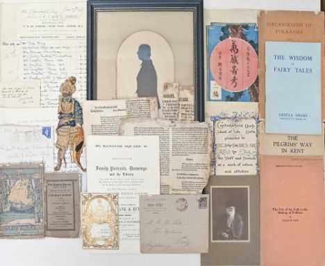 Miscellaneous Manuscript and Printed Ephemera, 15th/early 16th c and later, including an auction catalogue, Messrs. Knight, F