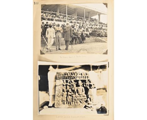 India. An album of approx. 300 b/w photographs taken and compiled by a British Army family stationed in the then British Raj,