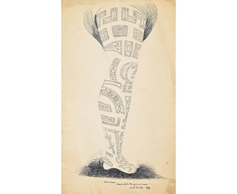 Polynesia. English School, first-half 19th c - Tahaitanani, Queen of the Marquisas (sic; Marquesas) Islands in the Pacific, a