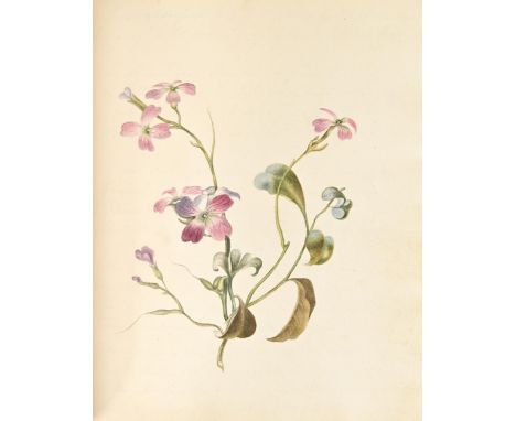 A 19th c lady's drawing-room album, n.d. [c. 1830],&nbsp;[36]ff of commonplace manuscript prose and verse, some original comp