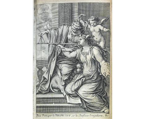Art. Bosse (Abraham), Moyen universel de pratiquer la perspective sur les tableaux, ou Surfaces Irregulieres [...], two parts