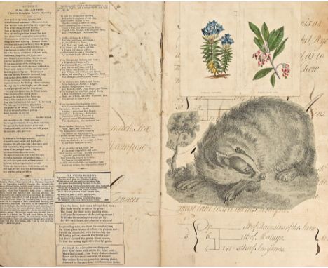 Mathematics & Arithmetic. A foolscap exercise book, Master James Stokes, Broughton, Shropshire, n.d. [early 19th c], [46]ff o