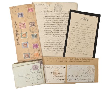 Postal History &amp; Miscellaneous Manuscripts. The courting 'love' letters of Brigadier-General Arthur Colville (1857-1942) 