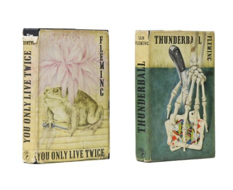 James Bond, 007. Fleming (Ian), Thunderball, [&amp;] You Only Live Twice,&nbsp;each first editions, first impressions, London