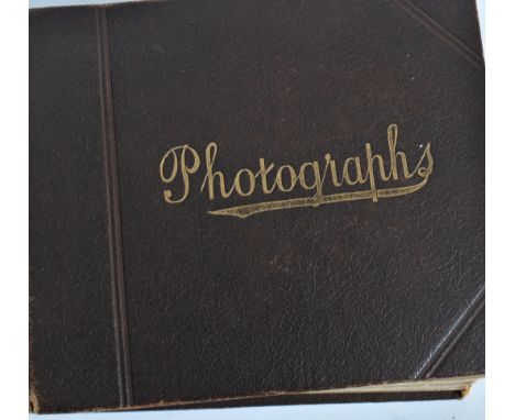 ORIGINAL Early Edwardian photo album ex Champion family of DORKING, Surrey.&nbsp;Typically middle class.&nbsp;Local views inc