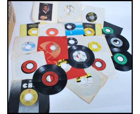 Vinyl records - A collection of approximately 300 plus duke box records by various artists and genres to include Diana Ross, 