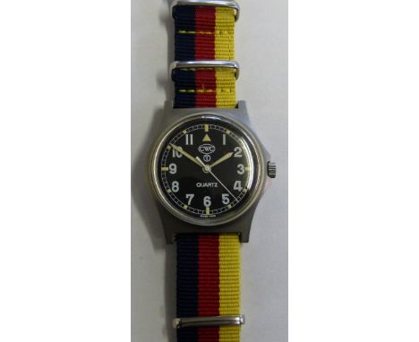 A CWC military quartz wristwatch, 5403, British Army, 1997, Kosovo War