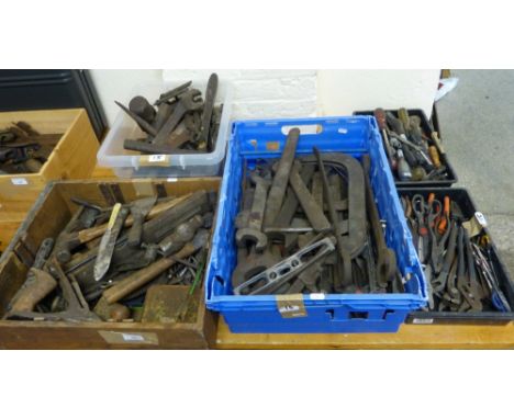 Five boxes of mainly engineering tools