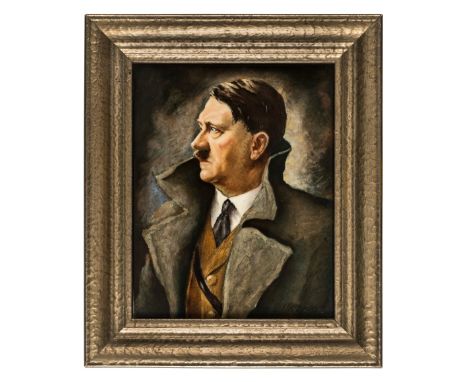 *Hitler (Adolf, 1889-1945). A Rosenthal ceramic wall plaque of 'Der Fuhrer' by Willy Exner (1888-1947) after his painting,  s