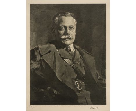 *Haig (Douglas, First Earl Haig, Field Marshal, 1861-1928). A reproduction monochrome portrait of Earl Haig, circa 1923,  iss