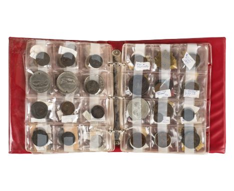 *Coins.  An album of 18th century trading tokens,  including Liverpool, Chester, Barnsley, Middlesex, Norwich, to include Cha