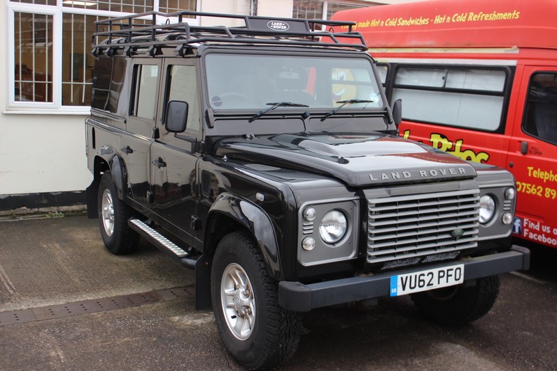 A 2012 Land Rover Defender 110 XS TD D/C long wheel base 4 x 4 utility ...