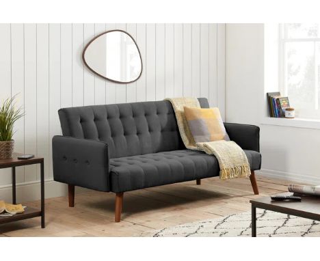 KEWEI 179CM SQUARE ARM SOFA BED / COLLECTION LOCATION: DARTFORD