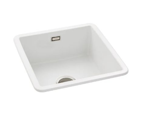 RRP: 295.44 - ABODE SANDON SINGLE BOWL UNDERMOUNT KITCHEN SINK  / APPEARS TO BE NEW, OPEN BOX - UNLESS STATED OTHERWISE / COL