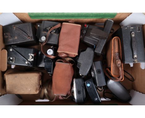 Box and Snapshot Cameras, including a Kodak Popular Brownie, a No 2 Folding Autographic Brownie, a No 2A Brownie, a Six-20 Br