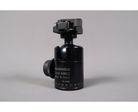 A Manfrotto Tripod Head, a Manfrotto Proball 468RC2 ball tripod head, moves frely, G, slight pait wear, with quick release pl