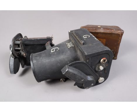 A Fairchild K 20 Aircraft Camera, WWII, 8.10.45 scribed to body, name plate reads, Property Air Forces U.S Army, Camera Aircr