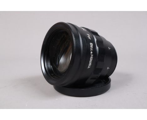 A Kowa 2x Anamorphic for Bell &amp; Howell Lens, serial no 0778073, 54mm diameter approx thread to mount on projection lens, 