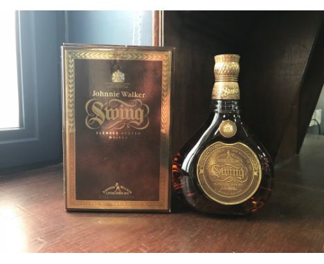 JOHNNIE WALKER SWING
Blended Scotch Whisky. 
75cl, 43% volume, in carton.  CONDITION REPORT: Good. 