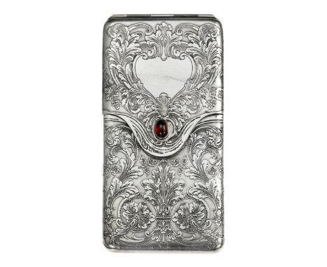Filigree Vesta Case. Ca. early 20th century. Stamped "sterling N573" on inside. Hand etched 8 at end of serial number. Makers