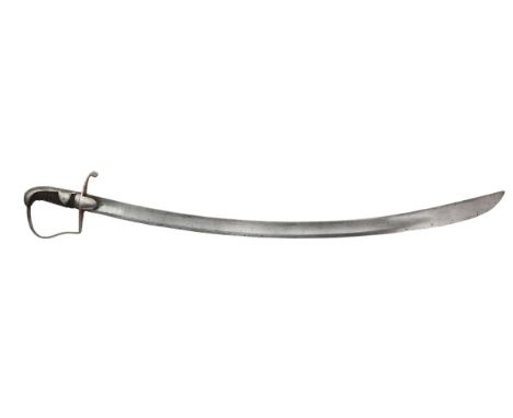 Great Britain. 1796 Pattern Light Cavalry Trooper's Sword. By Craven &amp; Bradbury (Birmingham 1797-1798). Iron single bar s