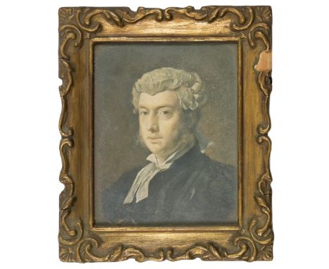 Portrait Miniature of Alfred Harmsworth Senior. By Seymour Lucas, R.A., Ca. 1870s. Facing ¾ left in his barrister attire. Orn
