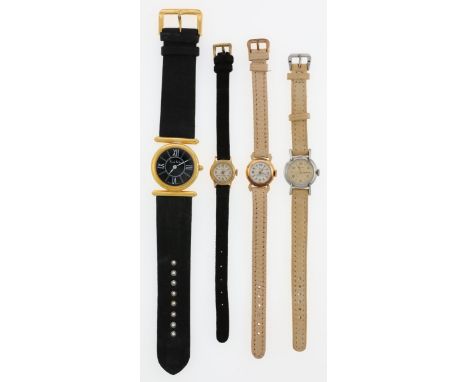 Nicole Miller Stainless Steel Strap Watch, 36mm Os / Black Accessories Watches