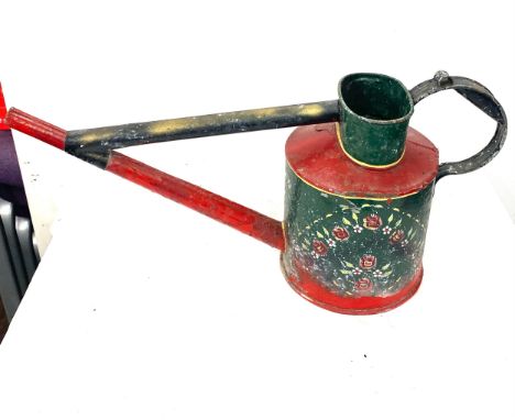 Vintage barge ware watering can 