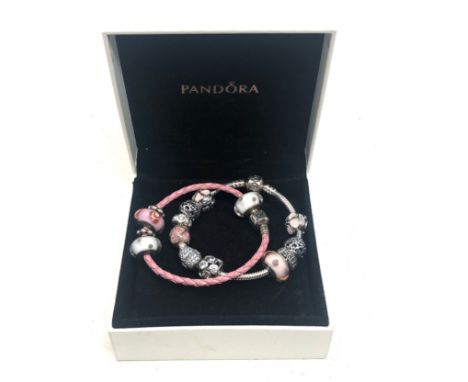 2 x Sterling Silver Pandora Bracelets