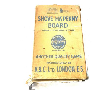 Vintage boxed Shove ha penny board 