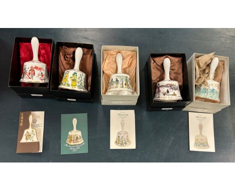 Selection of the Hammersley annual bells includes 1976-1980 all boxed