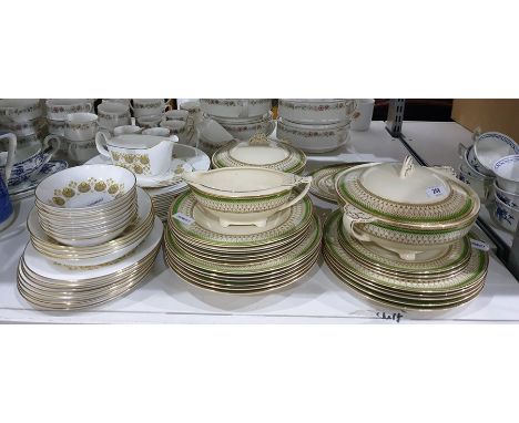 Two part dinner services to include Royal Doulton 'Polonaise' and J&G Meakin ' Westminster' patterns