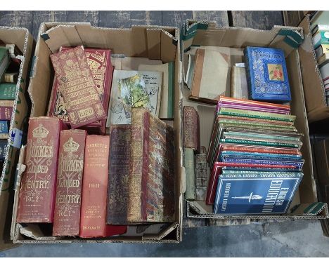 Burke's Landed Gentry vols 1 and 2, 1871, De Bretts 1911, Burke's Peerage 1920, County Families of the United Kingdom 1888, P