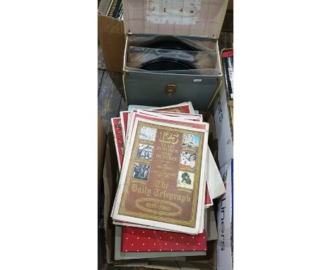 Quantity of London Illustrated News dating 1950, 1951, 1952, etc, books relating to Gloucester and other volumes and a quanti