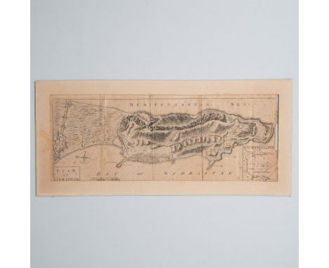 Historical antique engraved political map predating the Suez Canal built in 1869. Map illustrates military and other man-made