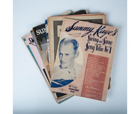 Titles in this lot include Yah-Ta-Ta Yah-Ta-Ta, Ramona, You Remind Me of my Mother, Angels, In a Shanty in Old Shanty Town, D