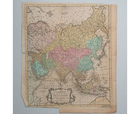 Full title: An Improved Map of Asia, With all the Discoveries that have been made to The Present Time. Detailed political and