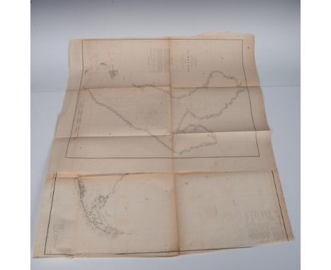 The engraved Map of Tampa Bay is a coast survey reconnaissance by the Hydrographic Party under the command of Lieut. O.H. Ber