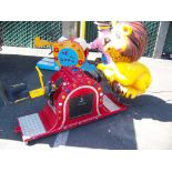 UP & DOWN CLOWN SEE SAW KIDDIE RIDE COIN OP Item Is In Used Condition ...