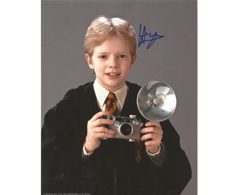 Actor Hugh Mitchell signed 10x8 colour photo in character as Colin Creevey from the Harry Potter film series based on the epo