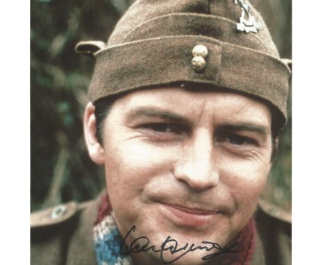 Ian Lavender signed 10x8 colour photograph pictured as Pike in the TV series Dads Army. Good condition. All autographs come w