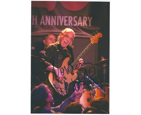 Musician Norman Watt Roy signed 12x8 colour photo. Norman Joseph Watt Roy is an English musician, arranger and composer. Watt