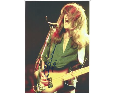 Musician Cliff Williams from the band AC/DC signed 12x8 colour photo in excellent condition. Clifford Williams is an English 
