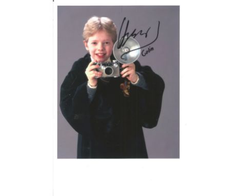Actor Hugh Mitchell signed 6x4 colour photo in character as Colin Creevey from the Harry Potter film series based on the epon