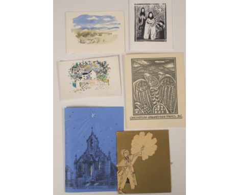 A COLLECTION OF VARIOUS GREETING CARDS from John Bellany etc Condition Report:All in reasonable condition but specifically th