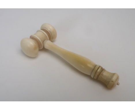 WILLIAM HARDIE'S AUCTIONEERS IVORY GAVEL Condition Report: Available upon request